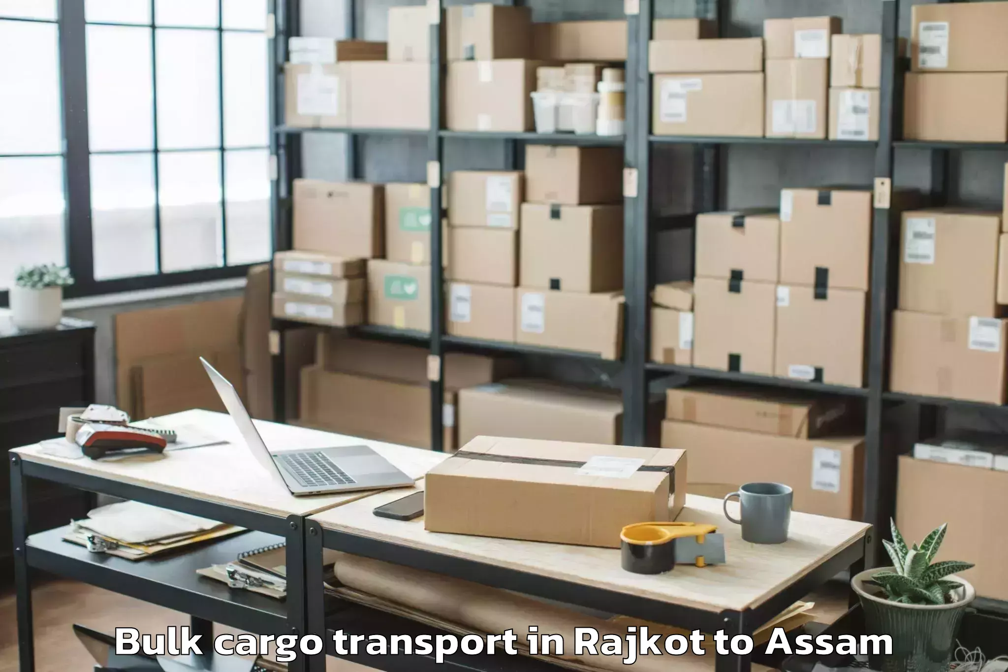 Expert Rajkot to Sibsagar Bulk Cargo Transport